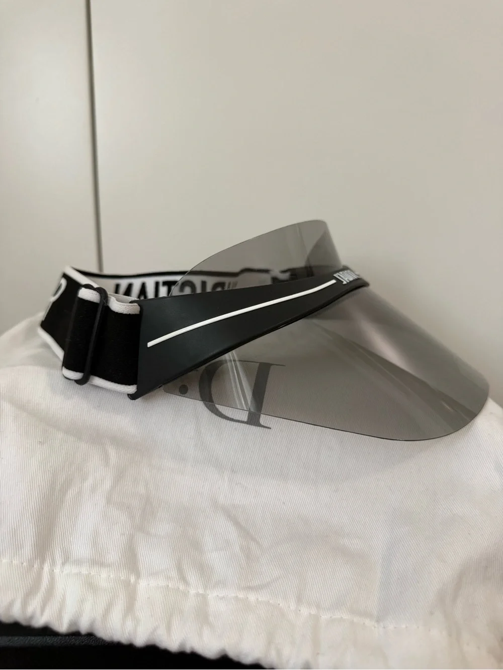 Dior J'Adior Black and Smoke Shield Visor